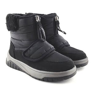 NWT Pajar Canada Kids' Waterproof Winter Boots Front Top Zip Black 1